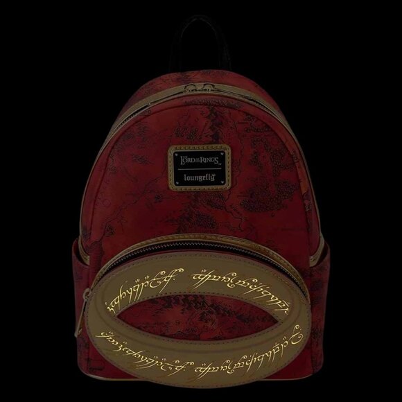 Loungefly Warner Brothers Lord of the Rings The One Ring Mini Backpack main image 4